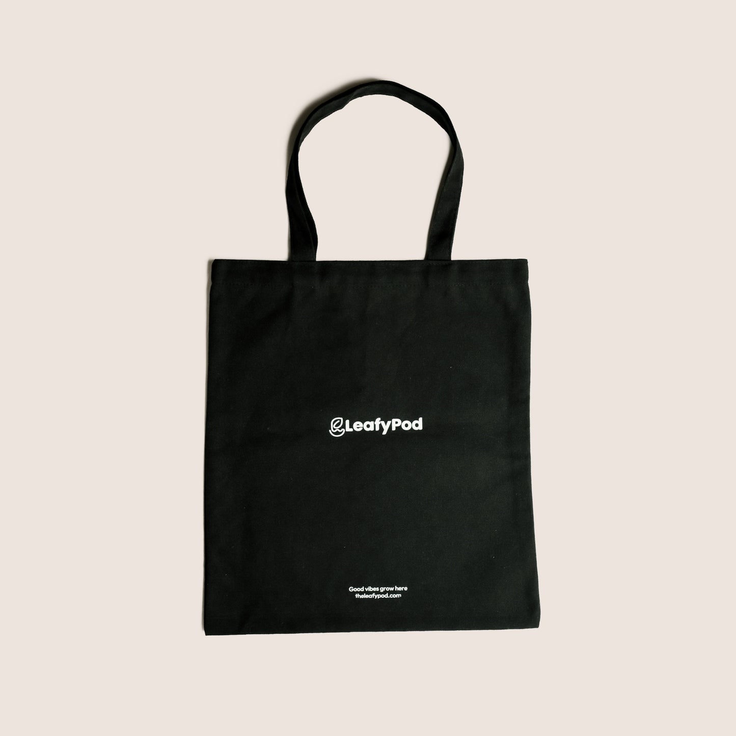 LeafyPod Logo Canvas Tote